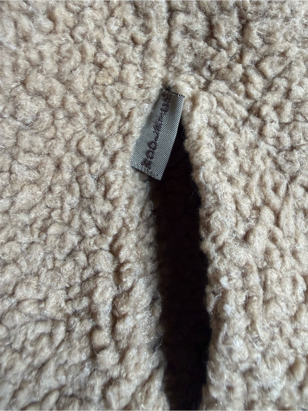 Vintage Woolrich Sherpa Fleece Moose Appliqué Quarter Zip Pullover - Picture 10 of 10